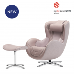 Ghế massage thương gia NOUHAUS 2021 Classic Chair with Ottoman (Pale Rose)