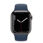 Apple Watch Series 7 GPS + Cellular, 41mm Stainless Steel with Sport Band