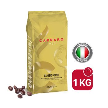 Cà phê hạt Carraro Globo Oro 1000g - Nhập khẩu Ý