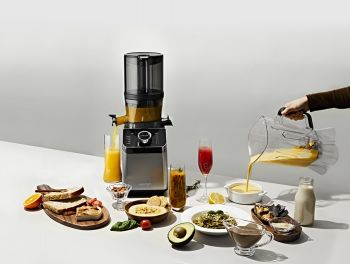 Máy xay sinh tố kèm máy ép chậm Hurom M100