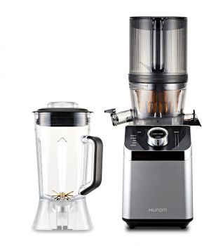 Máy xay sinh tố kèm máy ép chậm Hurom M100