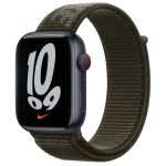 Apple Watch Nike Series 7 (GPS + Cellular) 45mm Midnight Aluminum Case with Nike Sport Loop