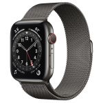 Apple Watch Series 6 GPS + Cellular, 44mm Stainless Steel with Milanese Loop