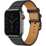 Apple Watch Series 6 Hermès GPS + Cellular, 40mm Space Black Stainless Steel Case with Single Tour