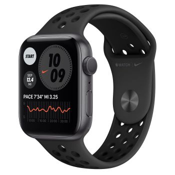 Apple Watch Nike Series 6 GPS, 44mm Aluminum Case with Nike Sport Band