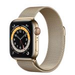 Apple Watch Series 6 GPS + Cellular, 40mm Stainless Steel with Milanese Loop