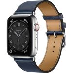 Apple Watch Series 6 Hermès GPS + Cellular, 44mm Silver Stainless Steel Case with Single Tour