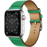 Apple Watch Series 6 Hermès GPS + Cellular, 44mm Silver Stainless Steel Case with Single Tour