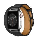 Apple Watch Series 6 Hermès GPS + Cellular, 40mm Silver Stainless Steel Case with Double Tour