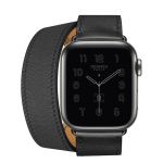 Apple Watch Series 6 Hermès GPS + Cellular, 40mm Space Black Stainless Steel Case with Double Tour