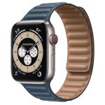 Apple Watch Series 6 Edition GPS + Cellular, 44mm Titanium Case with Leather Link