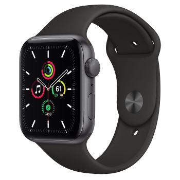Apple Watch SE GPS, 44mm Aluminum Case with Sport Band