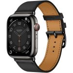 Apple Watch Series 8 Hermès, 45mm Space Black Stainless Steel Case with Single Tour