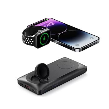 Pin Dự Phòng Mazer MagAir14 DUO MagSafe 15W + Apple Watch (10.000mAh)