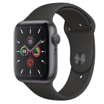 Apple Watch Series 5 GPS, 44mm Space Gray Aluminum Case with Black Sport Band | Nhập khẩu
