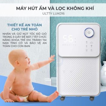 Máy hút ẩm & lọc không khí ULTTY LUK016 công suất 16-20L/Ngày