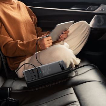 Bộ chuyển đổi nguồn DC 12V to AC 220V Baseus IGBT Power Inverter 300W (CN/EU) cho xe ô tô