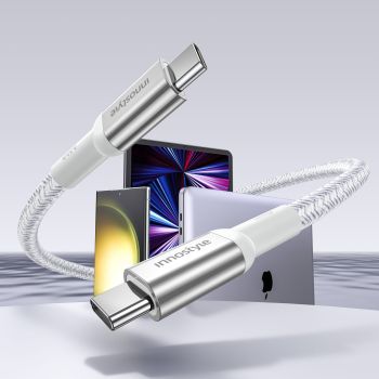 Cáp sạc nhanh C to C Innostyle Powerflex 100W/10GBPS (2m)