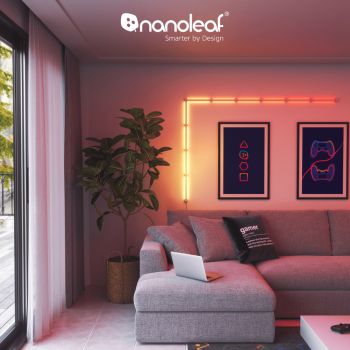 Combo đèn LED RGB lắp ghép thông minh Nanoleaf Lines 90 Degrees - 10 thanh đèn (Bộ khởi động)