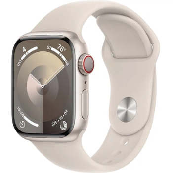 Apple Watch Series 9 GPS + Cellular 41mm Aluminum w/Sport Band (S/M)