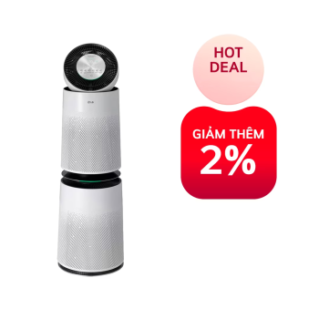 Máy lọc không khí LG PuriCare 360 Safeplus 2 tầng AS10GDWH0 - Hàng chính hãng