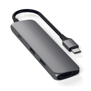 Cổng Chuyển Đổi Satechi 4in1 Usb-C Multiport Slim