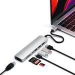 Cổng chuyển đổi Satechi 7in1 HDMI 4K/60Hz USB-C Multiport Slim với Ethernet