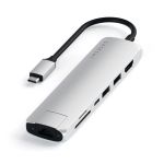 Cổng chuyển đổi Satechi 7in1 HDMI 4K/60Hz USB-C Multiport Slim với Ethernet