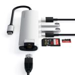 Cổng chuyển đổi Satechi 7in1 HDMI 4K/60Hz USB-C Multiport Slim với Ethernet
