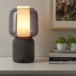 Sonos Ikea SYMFONISK speaker lamp, glass shade - loa đèn không dây