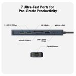 Cổng chuyển đổi HyperDrive Next 7-In-1 Port USB-C