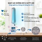 Quạt không cánh và khử khuẩn U ULTTY LIDI