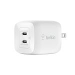 Cục sạc nhanh Belkin 45W, 2 cổng USB-C, PD 3.0 PPS GaN