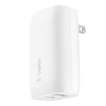 Cục sạc nhanh Belkin 37W, USB-C PD 25W + USB-A 12W, Wall Charger