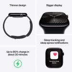 Apple Watch Series 10 (GPS+Cellular) 46mm Titanium Case, Milanese Loop