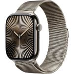 Apple Watch Series 10 (GPS+Cellular) 42mm Titanium Case, Milanese Loop