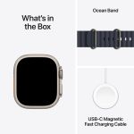 Apple Watch Ultra 2 2024 49mm Natural Titanium, Ocean Band