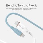 Dây cáp Mazer Infinite.LINK 3 PD60W USB-C to USB-C 2M cable (Flex, Silicone)