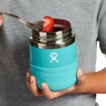 Bình đựng thức ăn giữ nhiệt cho trẻ Hydro Flask Kids Insulated Food Jar And Boot Seaspray 12 Oz