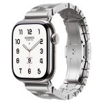 Apple Watch Hermès Series 10 Titanium Case, Satiné Grand H