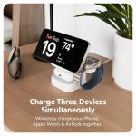 Bộ sạc không dây HyperJuice Qi2 3-in-1 Magnetic Charging Stand