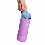Bình giữ nhiệt cho bé Hydro Flask Kids Wide Mouth Straw Cap and Boot 18 OZ (Season 2025)
