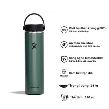 Bình giữ nhiệt Hydro Flask Lightweight Flex cap B 24 OZ (710ml)(Season 2025)
