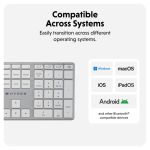 Bàn phím không dây Hyper HyperSpace Bluetooth Wireless Keyboard - HS2310US