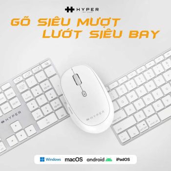 Combo chuột và bàn phím Hyper HyperSpace Bluetooth Wireless