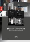 Máy pha cà phê siêu tự động Melitta Cafina CT4