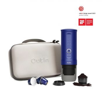 Máy pha cà phê Outin Nano Portable Espresso Machine Set (Ocean Blue) - Limited Special Edition