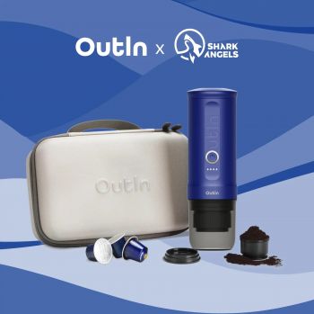 Máy pha cà phê Outin Nano Portable Espresso Machine Set (Ocean Blue) - Limited Special Edition