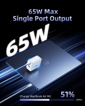 Sạc nhanh 65W Innostyle GoCharge 2C1A PD Fast Charger, IC65-3