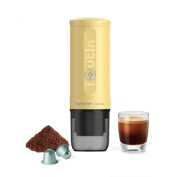 Máy pha cà phê Outin Nano Portable Espresso Machine Set (Yellow) - Limited Special Edition